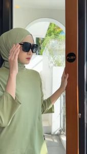 Kaos Lengan Panjang 7/8 Wanita // Atasan Kaus Kasual Desain Polos Lembut Musim Semi // Atasan Wanita Bahan Katun Premium Terbaru 2024