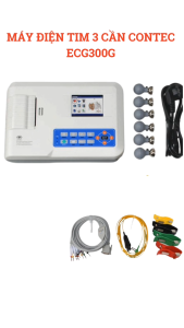 MÁY ĐIỆN TIM 3 CẦN CONTEC ECG300G