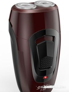 Electric Shaver for Men SS230 Rechargeable Beard Type Shaving Razor Non-Water Washable Mens Grooming Tool with 2 Blade Heads