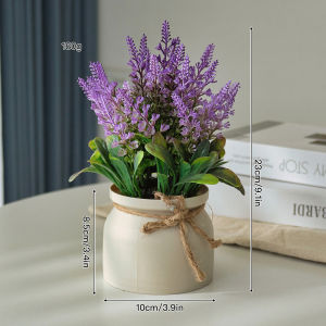 Decorative Artificial Flower Potted Plant Multiple Colors