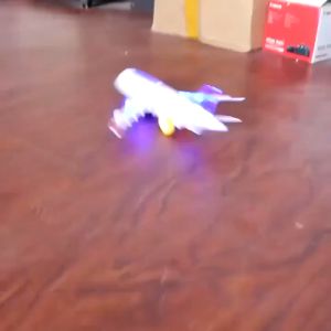 Plastic Airbus A380 Model Airplane Luminous A380 Model Musical Flash Light Airplane Toy With Sound