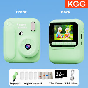 1080P HD Kids Instant Print Digital Camera Color Photo Printing Camera with Video Recording Built-in Games & Music Gift Kids