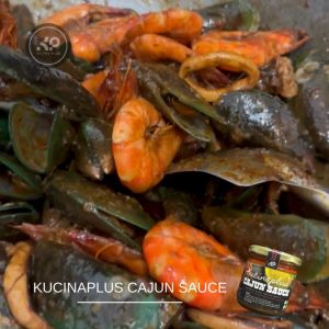 CAJUN SAUCE 200 ML Ready to Mix Seafood Seasoning for seafood preboiled Herbs and Spices Kucina Plus