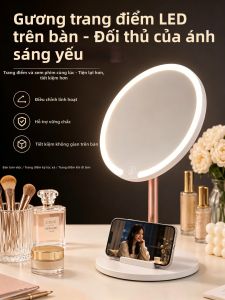 IMLUCKY | Gương Trang Điểm Bàn LED Cao Cấp Mới