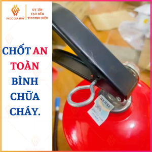 Chốt an toàn bình chữa cháy.