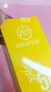 MINIPINK Sunscreen Wajah Tubuh Travel Size 30ml Sun Protect Moisture Cream MP046