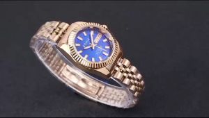 Box Exclusive Jam Tangan Bonia Bulat Grigi VA-695SAA / Jam Tangan Fashion Wanita Tali Rantai Diameter 31 cm