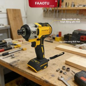 FAAOTU 887 Máy Vặn Vít Cầm Tay Không Dây Không Chổi Than Tương Thích Với Pin DW (Không Bao Gồm Pin)