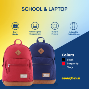 Sofymart | Goodyear Chopper School and Laptop Backpack