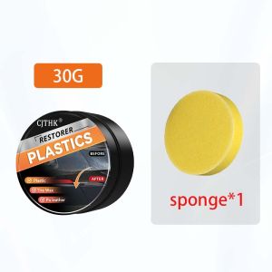 Car Plastic Restorer Back To Black Gloss Auto Interior Leather & Panel Renewal Wax Coating Agent Auto Polish And Repair Coating