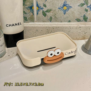 Double Layer Cute Soap Dish Bathroom Student Dormitory Drainage Rack Soap Box Creative Style Household Cleaning Tool