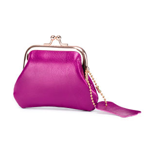Royal Bagger Coin Purses for Women Genuine Cow Leather Ladies Vintage Hoop Wallets Small Anti Theft Coin Pocket 2032