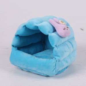Warm Cotton Hamster Nest Small Sleeping House for Golden Retriever Hamsters Pig Flower Branch Hamsters Winter Shelter House