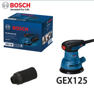 Bosch | Bosch GEX125 Random Orbital Sander Built-in Dust Collection for Wooden Furniture Refinishing and Cabinet Surface Smoothing Jobs