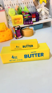 Super Soft Slow Rebound Butter Stick Squishy Toy Wet Feel Stress Relief Squeeze Toy for Kids Adults