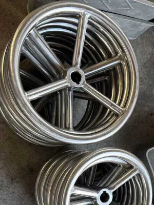 Vô Lăng Thuyền Inox Đặt Hàng Theo Yêu Cầu