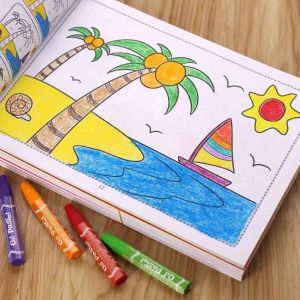 6 Books Enchanting Animal Themed Coloring Book with Clear Lines & Vibrant Patterns - Relaxing Art Activity Gift for Kids