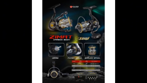 Reel Pancing ELITO ZIMAT SW 1000 - 4000 (6+1 Seal Bearing) Body Carbon Murah - Toms Fishing