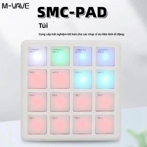 Bàn Phím Điều Khiển MIDI Mini USB M-VAVE SMK-25 II Với 25 Phím 16 Pad Trống RGB 8 Núm Xoay Và Phần Mềm Sản Xuất Âm Nhạc Đi Kèm