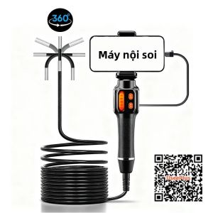 360 °   Camera Nội Soi HD 1080P Loại C Có Thể Xoay Được Với 8 Đèn LED Để Kiểm Tra Ô Tô Và Công Nghiệp Hoạt Động Với iOS Và Android