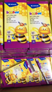 Bút lông kim Beebee 10 cây Thiên Long FL04 ngòi 03mm hàng chính phẩm