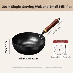 MENGCHUANG | Authentic Zhangqiu Hammered Non-stick Frying Pan