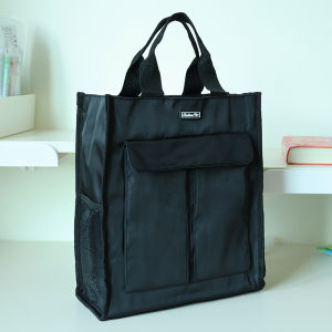 Large Capacity A4 Japanese Style Handbag Lunch Box Bag Waterproof Multi-Pocket Study Supplement Art Bag for Students