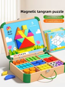 STARRY ARK | Brain Development Intelligent Magnetic Tangram Puzzle Blocks 3-6 Years