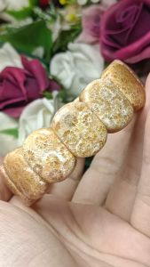 High Quality Coral Jade Stone Papan Bracelet 高货珊瑚玉手排