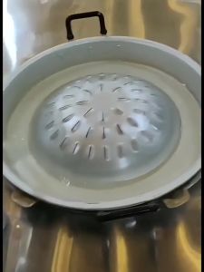 กะทะเนื้อย่าง กะทะปิ้งอย่าง กะทะปิ้งย่างเตาถ่าน กะทะเตาถ่าน กะทะสแตนเลส กะทะอลูมิเนีย ขนาด 30cm แข็งแรง ทนทาน ไร้สนิม SMILEHOME8