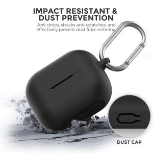 เคสซิลิโคนสำหรับ Samsung Galaxy Buds3 / Galaxy Buds3Pro (2024) หูฟังเอียบัดไร้สายหูฟังเคส Galaxy บางนิ่มบางกันกระแทก3 Pro พร้อมพวงกุญแจ