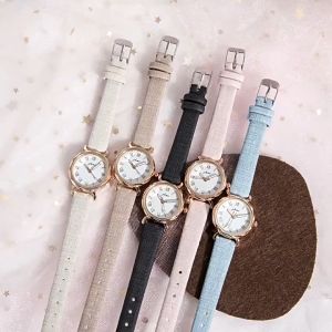 Korean Fashion Women Watches Pu Leather Roman Scale Quartz Watch Casual Ladies Wrist Watch Jam Tangan Perempuan