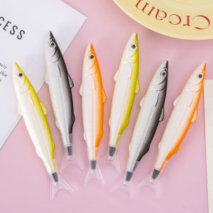 1-4-12 pcs Cute Kawaii Sea Fish Stationery Creative Ballpoint Pen Office School Supplies Novelty Funny Lovely Pens
