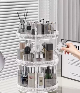 💟SOLUTION65💟360 Degree Rotating Rack Makeup Rack Makeup Holder Makeup Stand Cosmetics Rack Cosmetics Stand Cosmetics Holder Perfumes Rack Perfumes Holder Perfumes Stand Desktop Rack Desktop Shelf Kitchen Rack Kitchen Shelf Cup Holder Cup Stand
