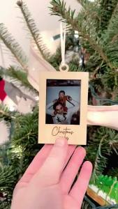 Frame Foto Natal Kontemporer Multicolor untuk Dekorasi Pohon Natal