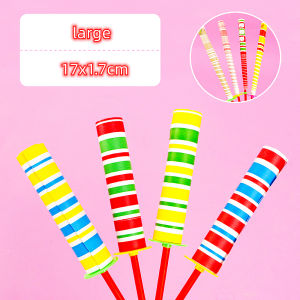 6Pcs Funny Retractable Magic Paper Wand Toys Boys Girls Birthday Party Guest Gifts Souvenir Piñata Filler Kids Rave Party Favors