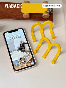Stable Creative Desktop McDonalds Phone Stand Simple Style Plastic Mobile Phone Holder for Office Desk Small Ornament