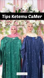 SUPER SALE GAMIS BRUKAT MUSLIM SUPER MEWAH ROSE