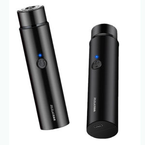 Mini Electric Shaver For Men Rechargeable Travel Portable Electric Razor Stainless Steel Washable Beard Knife USB Fast Charging Shavers For Face