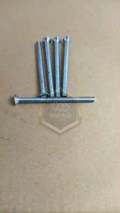 10 BIJI BAUT JF M5X70 FLAT HEAD SEKRUP M5 X 70 PANJANG 7CM 7 CM BAUD 8 5X70 5 X 70 MM 70MM OBENG PLUS SKRUP PUTIH GALVANIZ GALVANIS GALPANIS PITCH DRAT 0.8