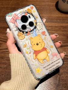 Magic8/7 Phone Case Womens New Soft Shell Transparent Protective Cover for Honor pro Jumping Tiger Cartoon Anti-Fall Full Lens Protection