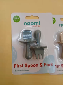 Noomi First Spoon & Fork - Alat Makan Anak