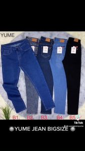 Hàng mới về-Quần Jean dài YUME JEAN BIGSIZE có size 26-44 [ FREESHIP Khi mua hàng] Vải dày và co giãn. Lưng cao đầu cúp
