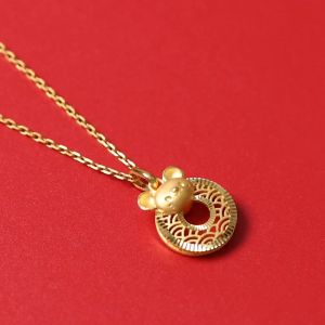 Chow Sang Sang 周生生 999 24K Pure Gold Price-by-Weight  Gold Pendant 94408P