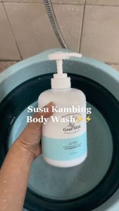 KOREAN GOAT MILK SHOWER GEL EXGYAN Body Care Wash Moisturizing Amino Acid Whitening Shower Gel 500ml - 274-
