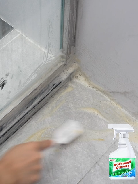 ✨stain removal 100%✨Bathroom Tiles Cleaner 520ml Bathroom Floor Cleaner Removes Yellow Stains Soap Scum & Water Marks Floor & Wall Tile Cleaning Spray bathroom floor cleaner Tile Cleaner Toilet Bathroom Cleaner Toilet bowl cleaner Floor cleaner
