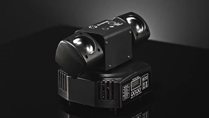 Lampu Panggung 3IN1 Moving Head Mini RGBW 40W – Laser Beam & LED Remote HYB