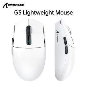 ATTACK SHARK | ATTACK SHARK G3 Tri-mode Wireless Bluetooth Gaming Mouse 2.4G Wireless/Wired,25000 DPI Ultra Lightweight,PAW3311for PC/MAC/Wins