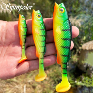 Spinpoler Vigour Perch Soft Bait Shad Swimbait 7cm/11cm/14cm UV Active Fishing Lure Pike Zander Freshwater Saltwater Fishing