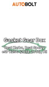 Gasket Gear Box Honda Beat Karbu FI Pop eSP Street 2008-2019 & Scoopy Lama F1 New LED K93 K25 & Vario 110 Techno & Spacy  Paking Mission Case Gardan